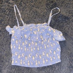 two hollister summertime crop tops